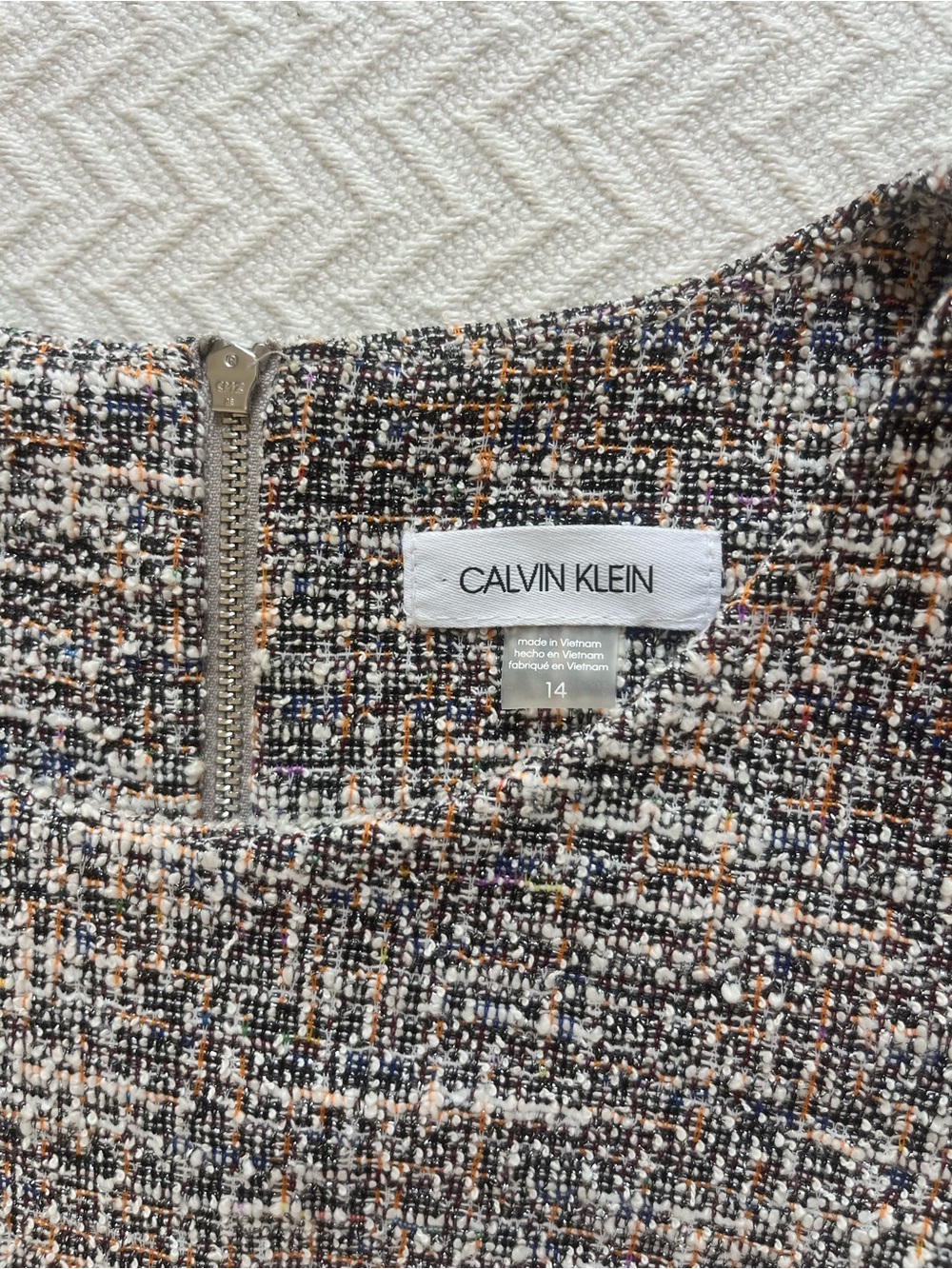 Calvin Klein Tweed Dress - Picture 2 of 11